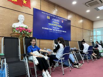 Chương trình hiến máu tình nguyện “Giọt máu nghĩa tình vì đồng đội thân yêu” tại Công ty Thanh Bình-BCA